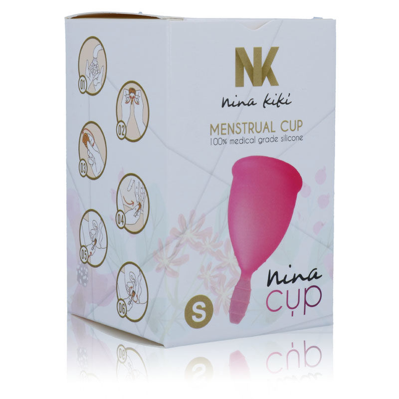 NINA KIKÍ - COPA MENSTRUAL ROSA - TALLA S-MillenialSexshop-NINA KIKÍ Imagen del artículo erótico NINA KIKÍ - COPA MENSTRUAL ROSA - TALLA S de NINA KIKÍ en la sección DROGUERÍA |Copas vaginales de Millenial Sexshop.
