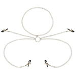 Imagen del artículo erótico OHMAMA FETISH - 4 PINZAS PEZONES CON COLLAR DE CADENAS de OHMAMA FETISH en la sección BDSM & BONDAGE |Artículos BDSM|Pinzas Pezones BDSM de Millenial Sexshop.