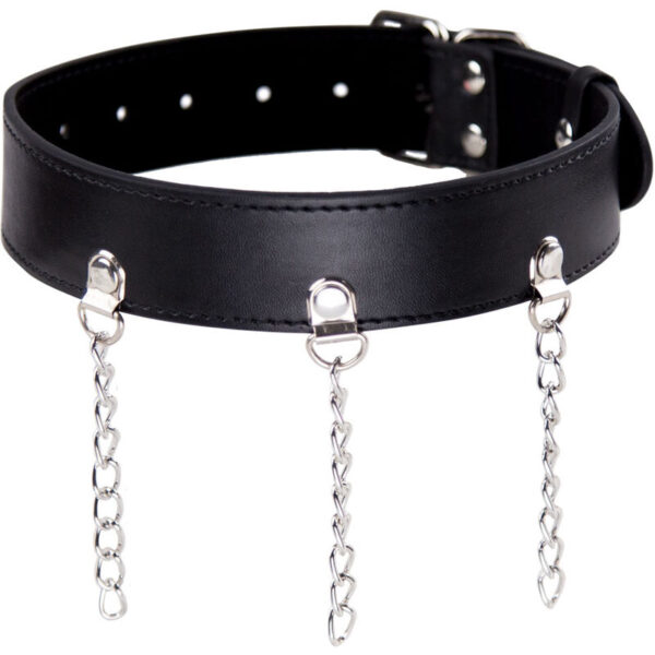 Imagen del artículo erótico OHMAMA FETISH - COLLAR FETISH CON ANILLAS de OHMAMA FETISH en la sección BDSM & BONDAGE |Bondage|Collares de Millenial Sexshop.