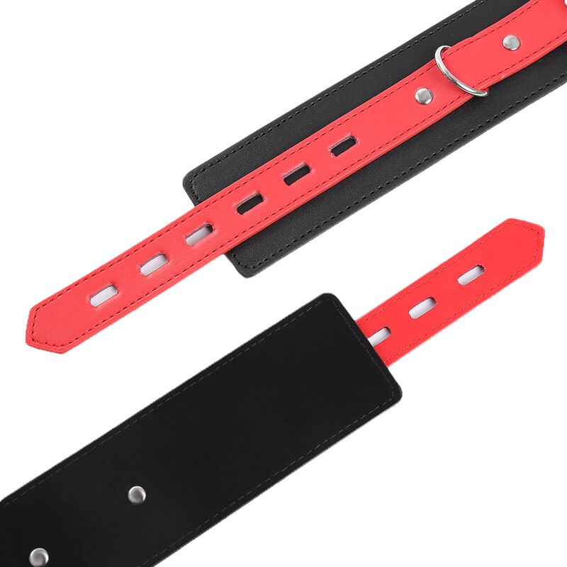 Imagen del artículo erótico OHMAMA FETISH - LOCK BUCKLE WRIST RESTRAINTS de OHMAMA FETISH en la sección BDSM & BONDAGE |Bondage|Esposas de Millenial Sexshop.