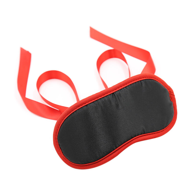 OHMAMA - FETISH NEGRO BORDES ROJOS-MillenialSexshop-OHMAMA MASKS Imagen del artículo erótico OHMAMA - FETISH NEGRO BORDES ROJOS de OHMAMA MASKS en la sección BDSM & BONDAGE |Bondage|Antifaces de Millenial Sexshop.