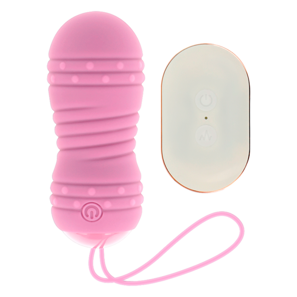 Imagen del artículo erótico OHMAMA - HUEVO CONTROL REMOTO 7 MODOS ROTACION ROSA de OHMAMA STIMULATING en la sección JUGUETES BIENESTAR |Vibradores|Vibradores control remoto de Millenial Sexshop.