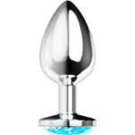 OHMAMA - PLUG ANAL CON CRISTAL AZUL L - Imagen 2