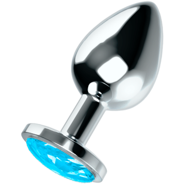 Imagen del artículo erótico OHMAMA - PLUG ANAL CON CRISTAL AZUL L de OHMAMA ANAL en la sección JUGUETES BIENESTAR |Anal|Plugs Anales de Millenial Sexshop.