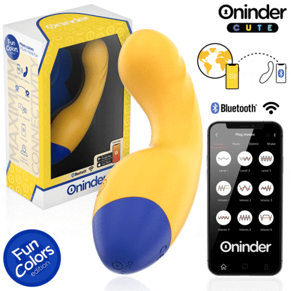 Imagen del artículo erótico ONINDER CUTE - LOVE BUDDY MASTER VIBRADOR PUNTO G - APP MUNDIAL GRATUITA de ONINDER CUTE en la sección JUGUETES BIENESTAR |Vibradores|Vibradores con APP de Millenial Sexshop.