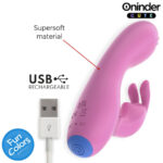 ONINDER CUTE - LOVE BUNNY VIBRADOR PUNTO G Y CLÍTORIS - APP MUNDIAL GRATUITA - Imagen 6
