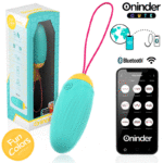 ONINDER CUTE - LOVE PLEASURE HUEVO VIBRO-GEMAS ROTADORAS SILICONA - APP MUNDIAL GRATUITA - Imagen 2