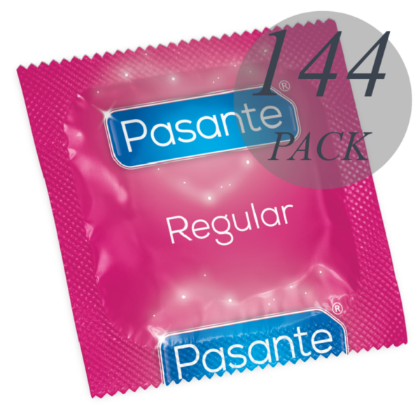 Imagen del artículo erótico PASANTE - CONDOM GAMA REGULAR 144 UNIDADES de PASANTE en la sección PRESERVATIVOS |Normales de Millenial Sexshop.
