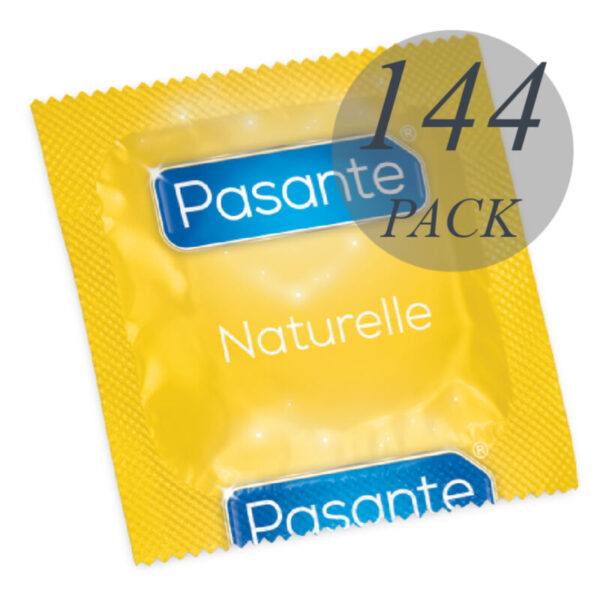 Imagen del artículo erótico PASANTE - PRESERVATIVOS NATURELLE BOLSA 144 UNIDADES de PASANTE en la sección PRESERVATIVOS |Normales de Millenial Sexshop.