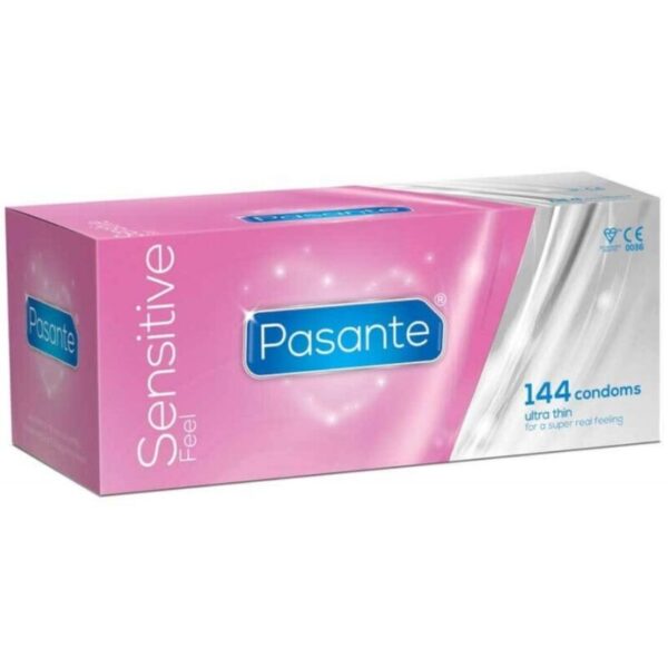 Imagen del artículo erótico PASANTE - PRESERVATIVOS SENSITIVE ULTRAFINO 144 UNIDADES de PASANTE en la sección PRESERVATIVOS |Sensitivos de Millenial Sexshop.