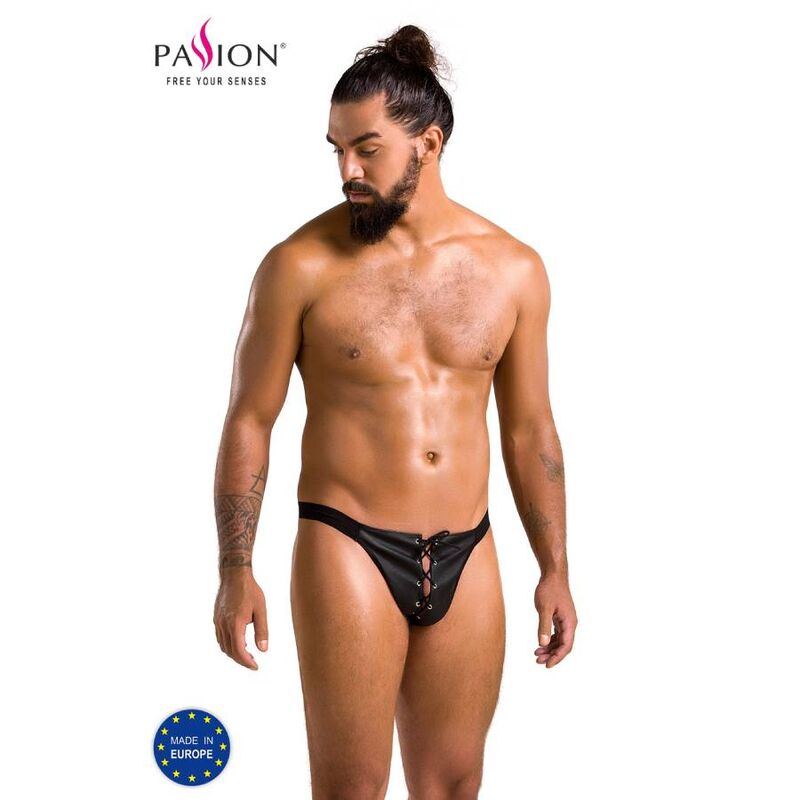 Imagen del artículo erótico PASSION - 044 SLIP OPEN BEN NEGRO S/M de PASSION MEN en la sección MODA & LENCERÍA|Lencería Hombre|Jockstraps de Millenial Sexshop.