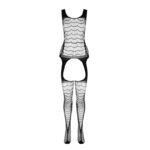 PASSION - BS 104 BODYSTOCKING BLANCO TALLA ÚNICA - Imagen 3