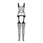 PASSION - BS 106 BODYSTOCKING NEGRO TALLA ÚNICA - Imagen 3