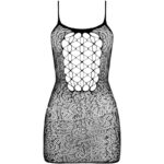 PASSION - BS096 BODYSTOCKING NEGRO TALLA ÚNICA - Imagen 5