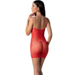 PASSION - BS096 BODYSTOCKING ROJO TALLA ÚNICA - Imagen 2