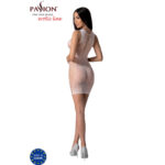 PASSION - BS097 BODYSTOCKING BLANCO TALLA ÚNICA - Imagen 4