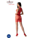 PASSION - BS097 BODYSTOCKING ROJO TALLA ÚNICA - Imagen 4
