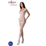 PASSION - BS098 BODYSTOCKING BLANCO TALLA ÚNICA - Imagen 3
