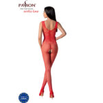 PASSION - BS098 BODYSTOCKING ROJO TALLA ÚNICA - Imagen 4