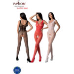PASSION - BS098 BODYSTOCKING ROJO TALLA ÚNICA - Imagen 6