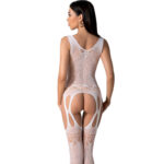 PASSION - BS099 BODYSTOCKING BLANCO TALLA ÚNICA - Imagen 2