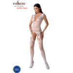 PASSION - BS099 BODYSTOCKING BLANCO TALLA ÚNICA - Imagen 3