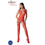 PASSION - BS099 BODYSTOCKING ROJO TALLA ÚNICA - Imagen 3