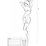 PASSION - BS099 BODYSTOCKING ROJO TALLA ÚNICA - Imagen 5