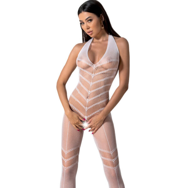 Imagen del artículo erótico PASSION - BS100 BODYSTOCKING BLANCO TALLA ÚNICA de PASSION WOMAN BODYSTOCKINGS en la sección MODA & LENCERÍA|Lencería Mujer|Lencería Picante|Bodystocking de Millenial Sexshop.