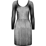 PASSION - BS101 BODYSTOCKING NEGRO TALLA ÚNICA - Imagen 5