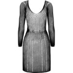 PASSION - BS101 BODYSTOCKING NEGRO TALLA ÚNICA - Imagen 6