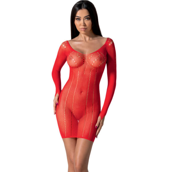 Imagen del artículo erótico PASSION - BS101 BODYSTOCKING ROJO TALLA ÚNICA de PASSION WOMAN BODYSTOCKINGS en la sección MODA & LENCERÍA|Lencería Mujer|Lencería Picante|Bodystocking de Millenial Sexshop.