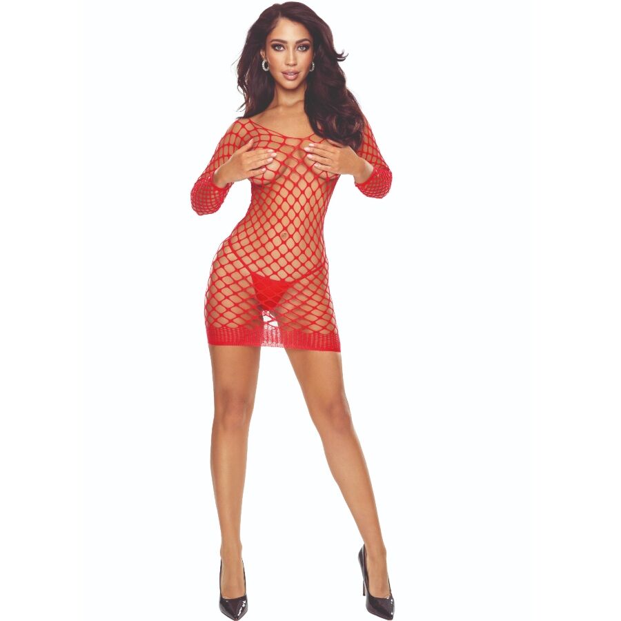 PASSION - BS108 BODYSTOCKING REJILLA ROJO-MillenialSexshop-PASSION WOMAN BODYSTOCKINGS Imagen del artículo erótico PASSION - BS108 BODYSTOCKING REJILLA ROJO de PASSION WOMAN BODYSTOCKINGS en la sección MODA & LENCERÍA|Lencería Mujer|Lencería Picante|Bodystocking de Millenial Sexshop.