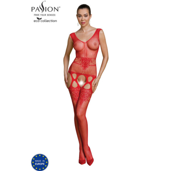 Imagen del artículo erótico PASSION - ECO COLLECTION BODYSTOCKING ECO BS014 ROJO de PASSION WOMAN BODYSTOCKINGS en la sección MODA & LENCERÍA|Lencería Mujer|Lencería Picante|Bodystocking de Millenial Sexshop.