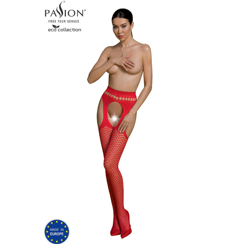 PASSION - ECO COLLECTION BODYSTOCKING ECO S002 ROJO-MillenialSexshop-PASSION WOMAN GARTER & STOCK Imagen del artículo erótico PASSION - ECO COLLECTION BODYSTOCKING ECO S002 ROJO de PASSION WOMAN GARTER & STOCK en la sección MODA & LENCERÍA|Lencería Mujer|Lencería Picante|Medias con Liguero de Millenial Sexshop.