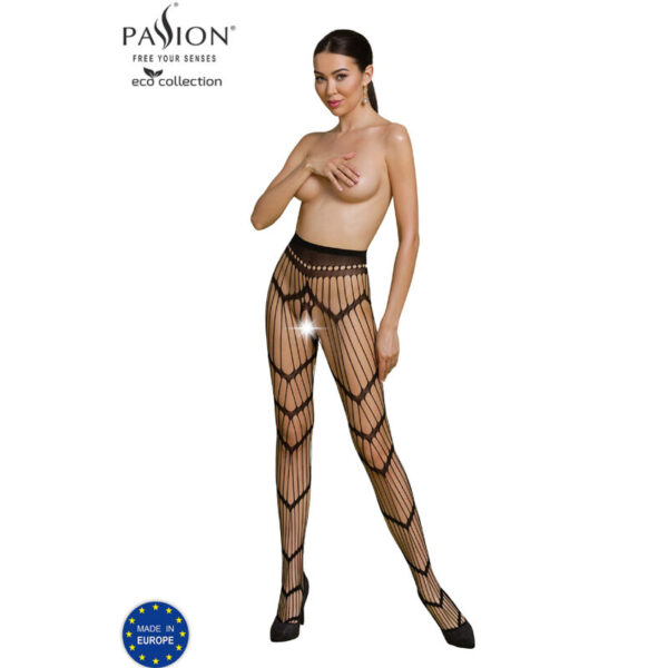 Imagen del artículo erótico PASSION - ECO COLLECTION BODYSTOCKING ECO S006 NEGRO de PASSION WOMAN GARTER & STOCK en la sección MODA & LENCERÍA|Lencería Mujer|Lencería Picante|Bodystocking de Millenial Sexshop.