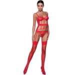 Imagen del artículo erótico PASSION - KYOUKA CORSET - ROJO L/XL de PASSION WOMAN CORSETS en la sección MODA & LENCERÍA|Lencería Mujer|Lencería Picante|Estilo FETISH de Millenial Sexshop.