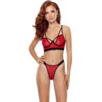 Imagen del artículo erótico PASSION - PORIGELIA BIKINI ROJO S/M de PASSION WOMAN SETS en la sección MODA & LENCERÍA|Lencería Mujer|Trajes de baño|Bikinis de Millenial Sexshop.