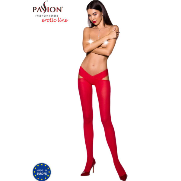 Imagen del artículo erótico PASSION - TIOPEN 005 MEDIAS ROJO 1/2 60 DEN de PASSION WOMAN GARTER & STOCK en la sección MODA & LENCERÍA|Lencería Mujer|Lencería Sexy|Medias de Millenial Sexshop.
