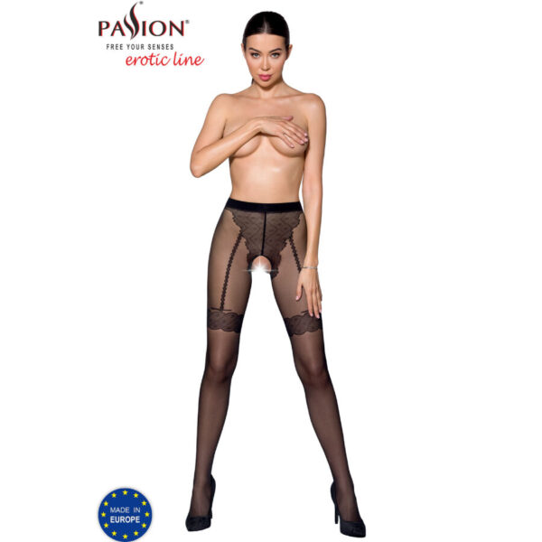 Imagen del artículo erótico PASSION - TIOPEN 016 MEDIAS NEGRO 3/4 20 DEN de PASSION WOMAN GARTER & STOCK en la sección MODA & LENCERÍA|Lencería Mujer|Lencería Sexy|Medias de Millenial Sexshop.
