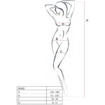 PASSION - WOMAN BS020 BODYSTOCKING BLANCO TALLA ÚNICA - Imagen 2