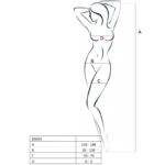 PASSION - WOMAN BS024 BODYSTOCKING BLANCO TALLA ÚNICA - Imagen 2