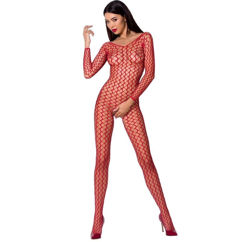 Imagen del artículo erótico PASSION - WOMAN BS068 BODYSTOCKING ROJO TALLA ÚNICA de PASSION WOMAN en la sección MODA & LENCERÍA|Lencería Mujer|Lencería Picante|Bodystocking de Millenial Sexshop.