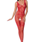 Imagen del artículo erótico PASSION - WOMAN BS069 BODYSTOCKING ROJO TALLA ÚNICA de PASSION WOMAN en la sección MODA & LENCERÍA|Lencería Mujer|Lencería Picante|Bodystocking de Millenial Sexshop.
