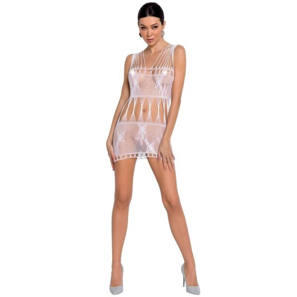 Imagen del artículo erótico PASSION - WOMAN BS090 BODYSTOCKING BLANCO TALLA ÚNICA de PASSION WOMAN en la sección MODA & LENCERÍA|Lencería Mujer|Lencería Picante|Vestidos Sexys de Millenial Sexshop.