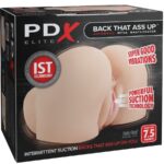 PDX ELITE - BACK THAT ASS UP MASTURBADOR VAGINA Y ANO REALÍSTICO CON VIBRACIÓN - Imagen 6