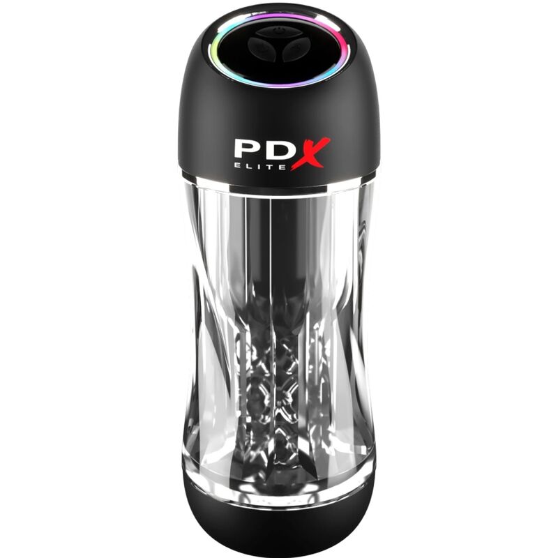Imagen del artículo erótico PDX ELITE - MASTURBADOR STROKER VIEWTUBE PRO VIBRADOR TRANSPARENTE de PDX ELITE en la sección JUGUETES BIENESTAR |Juguetes para Hombres|Masturbadores varios de Millenial Sexshop.
