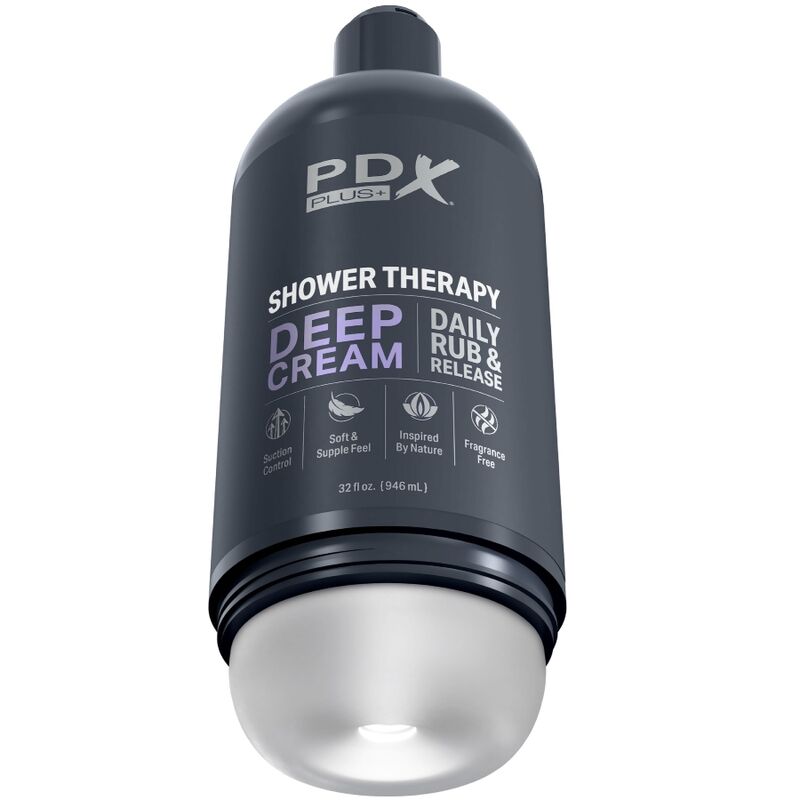 Imagen del artículo erótico PDX PLUS - MASTURBADOR STROKER DISEÑO DISCRETO DE BOTE CHAMPU DEEP CREAM de PDX PLUS+ en la sección JUGUETES BIENESTAR |Juguetes para Hombres|Vaginas con vibración de Millenial Sexshop.