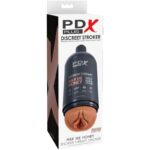 PDX PLUS - MASTURBADOR STROKER DISEÑO DISCRETO DE BOTE CHAMPU MILK ME HONEY CARAMELO - Imagen 6