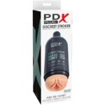 PDX PLUS - MASTURBADOR STROKER DISEÑO DISCRETO DE BOTE CHAMPU MILK ME HONEY - Imagen 6